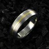 Arg. Titanio Inglesa extend. 5,0mm aplic. Oro 18kt. 1mm duo-tone